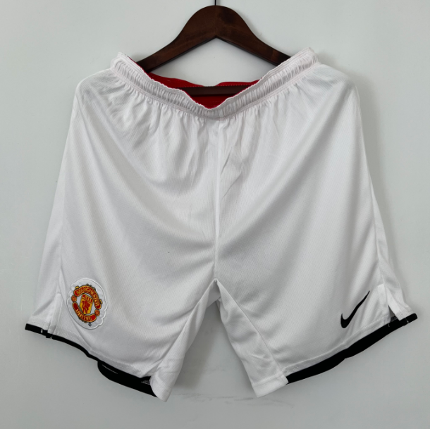 2007-08 Manchester United Retro Home Soccer Shorts